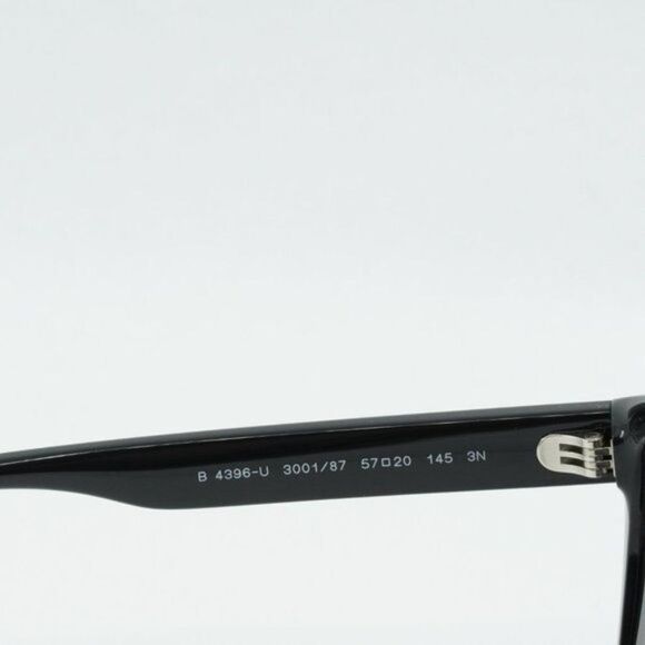 💯 NEW BURBERRY WREN BE4396U 300187 BLACK DARK GREY SUNGLASSES - Picture 6 of 10